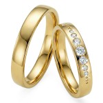 Gifteringer gult gull 14 kt, 2.5 mm. GERSTNER - 431331