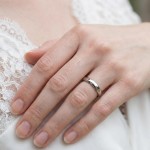 Giftering i hvitt gull 14kt, 3 mm. RUBIN modell 803 -1530