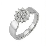 Diamantring i hvitt gull med 0,25 ct TW-P - SL8409