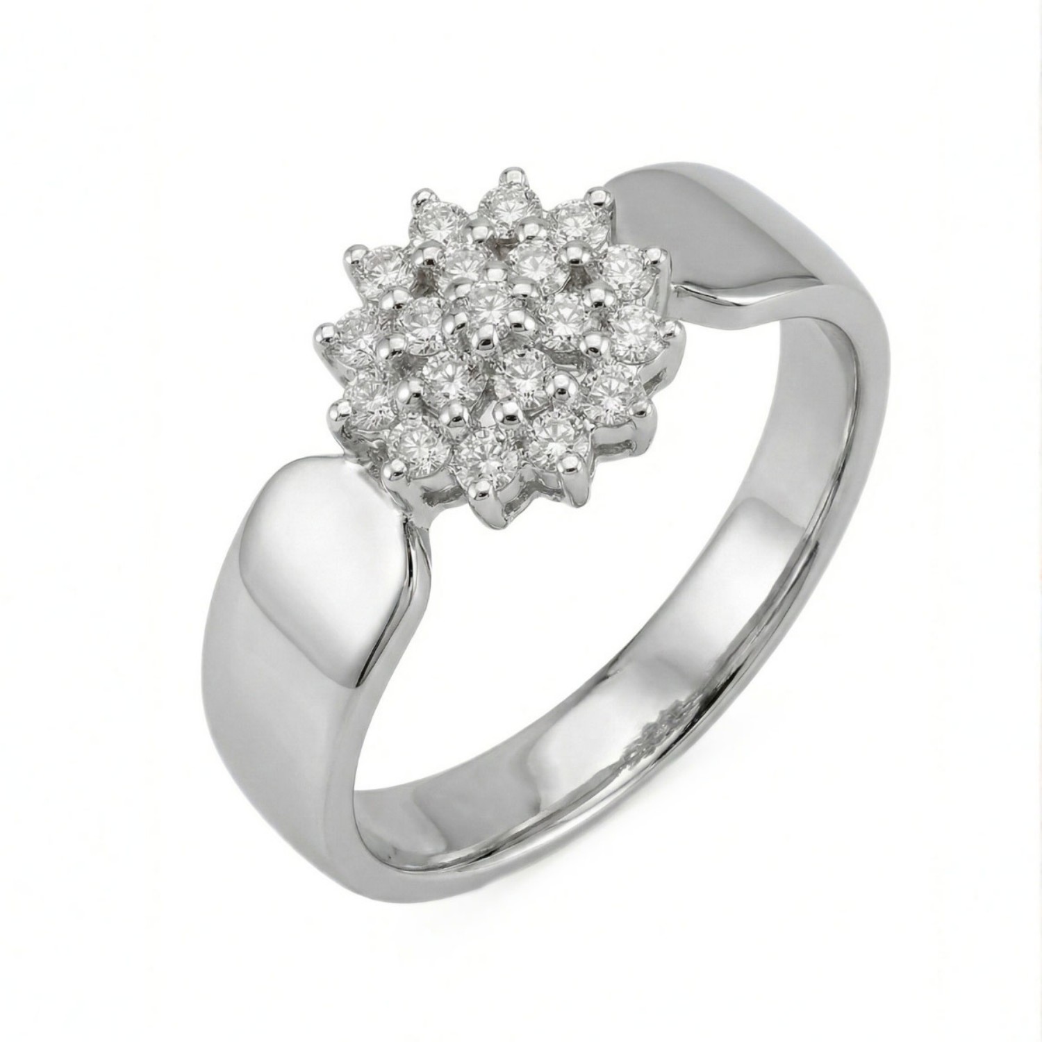 Diamantring i hvitt gull med 0,25 ct TW-P - SL8409