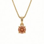 Gullsmykke med Pink Turmalin - coc1905750