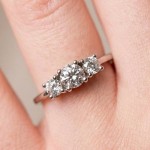 Diamantring i hvitt gull med Lab Grown diamanter 0,50 ct River-VS - Bur5Z0032