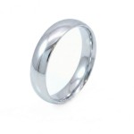 Gifteringer i hvitt gull 14kt, 5 mm. RUBIN modell 803 - 1550