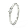 Diamantring i 14kt gull med diamanter 0,085ct W-Si - Bur538277