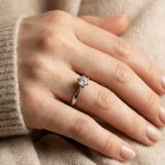Diamantring forlovelsesring Athene 0,50ct River(D)-SI1-50346