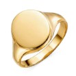 Signetring til herre i gult gull - 56522