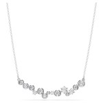 Swarovski collier Constella necklace Mixed cuts, White, Rhodium plated - 5722473