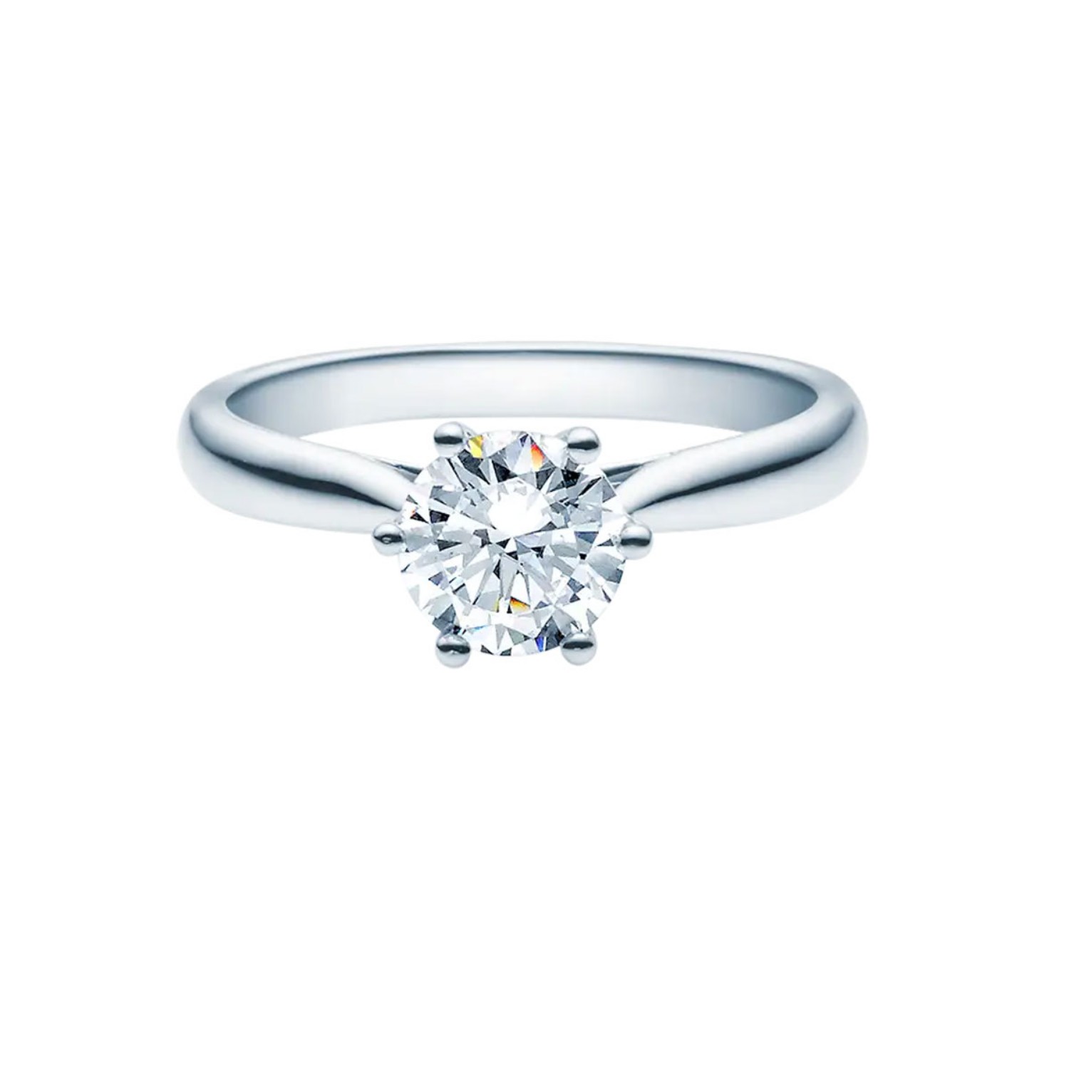 Diamantring forlovelsesring 1,00 ct i 14kt gull.  Leticia - 18007100