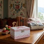 Smykkeskrin Ballerina, hvit/rosa, 150 x 100 x 80 mm - 3965303