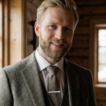 Slipsnål i sølv med metall bakstykke. Rhodinert - 63810