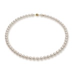 Bilde av Perlekjede med Akoya perler 7-7,5 mm, lås i 18 kt gull  -22451-03