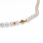 Bilde av Perlekjede med Akoya perler 7-7,5 mm, lås i 18 kt gull  -22451-03