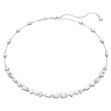 Swarovski collier Mesmera necklace Mixed cuts, Scattered design, White, Rhodium plated - 5676989