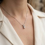 Diamantsmykke Sofia i gull med 0,10 ct W-Si-1120710