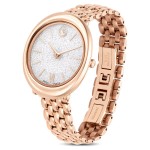 Swarovski klokke Imber oval watch Swiss Made, Metal bracelet, Gold tone, Rose gold-tone finish - 5717532