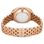 Swarovski klokke Imber oval watch Swiss Made, Metal bracelet, Gold tone, Rose gold-tone finish - 5717532