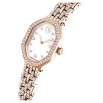 Swarovski klokke Dextera octagon watch Swiss Made, Metal bracelet, Gold tone, Rose gold-tone finish - 5715517