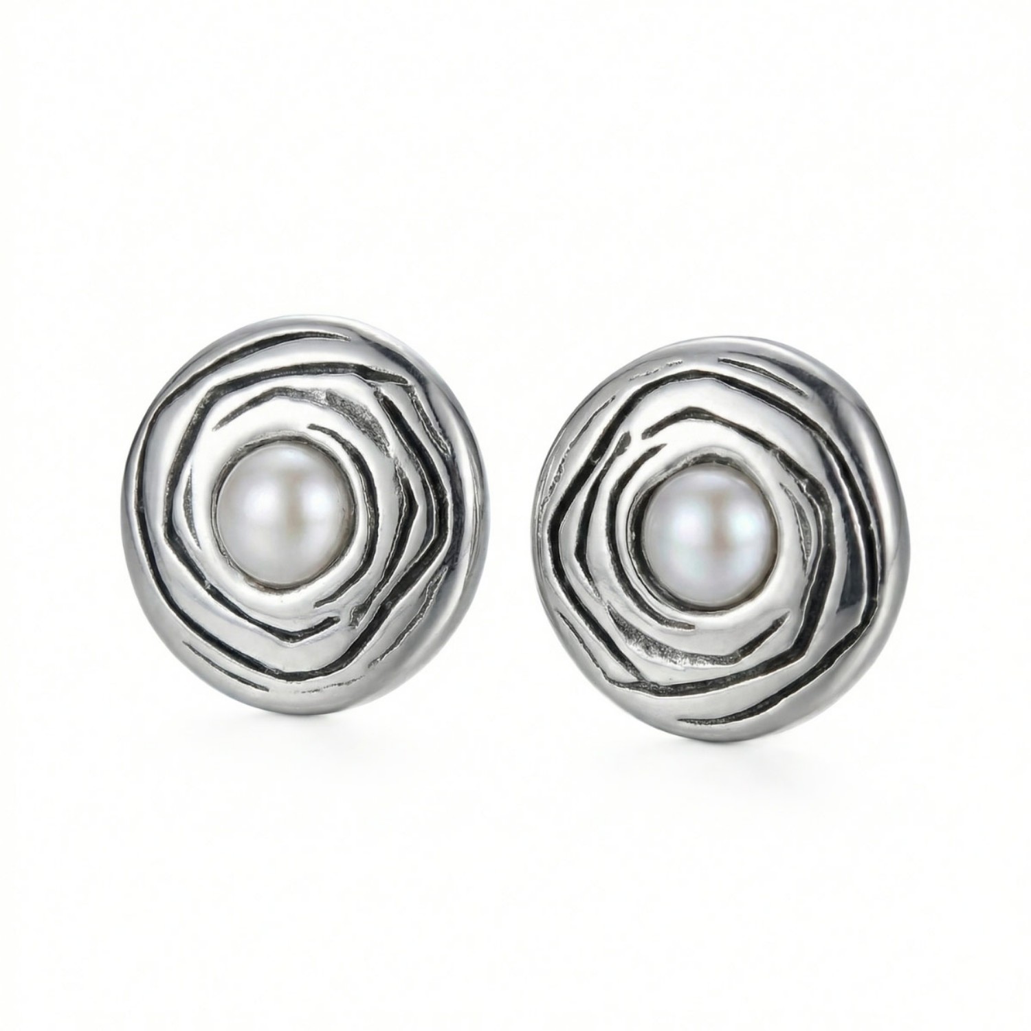 Øredobber i tinn Rede. HILLESTAD - AB402T