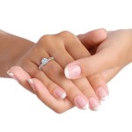 Diamantring forlovelsesring i 14kt gult gull med Lab Grown diamant 1,50ct TW-VS. Diona - 18001150ggLG