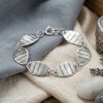 Armbånd i sølv Bladverk. HILLESTAD - AB346S