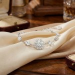 Swarovski armbånd Idyllia bracelet Mixed cuts, Snowflake, White, Rhodium plated - 5691485