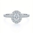 Diamantring i hvitt gull med 0,28 ct W-Si - Bur537668