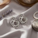 Øredobber i sølv Flor. HILLESTAD - ALIDA261S