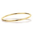 Armbånd gull. Armring rund profil, gult gull 14 kt, 3 mm, classic - 02GU3065