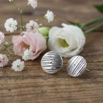 Øredobber i tinn Gry. HILLESTAD - AB467T