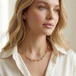 Armbånd i 14k gull, 45cm/8,5 mm. Svedbom - 01-82-169-45