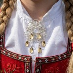 Sølje kvit forgylt - 434500