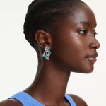 Swarovski øredobber Gema earring jackets Mixed cuts, Multicolored, Gold-tone plated - 5737450