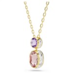 Swarovski Chroma gullfarget anheng med krystaller - 5741586