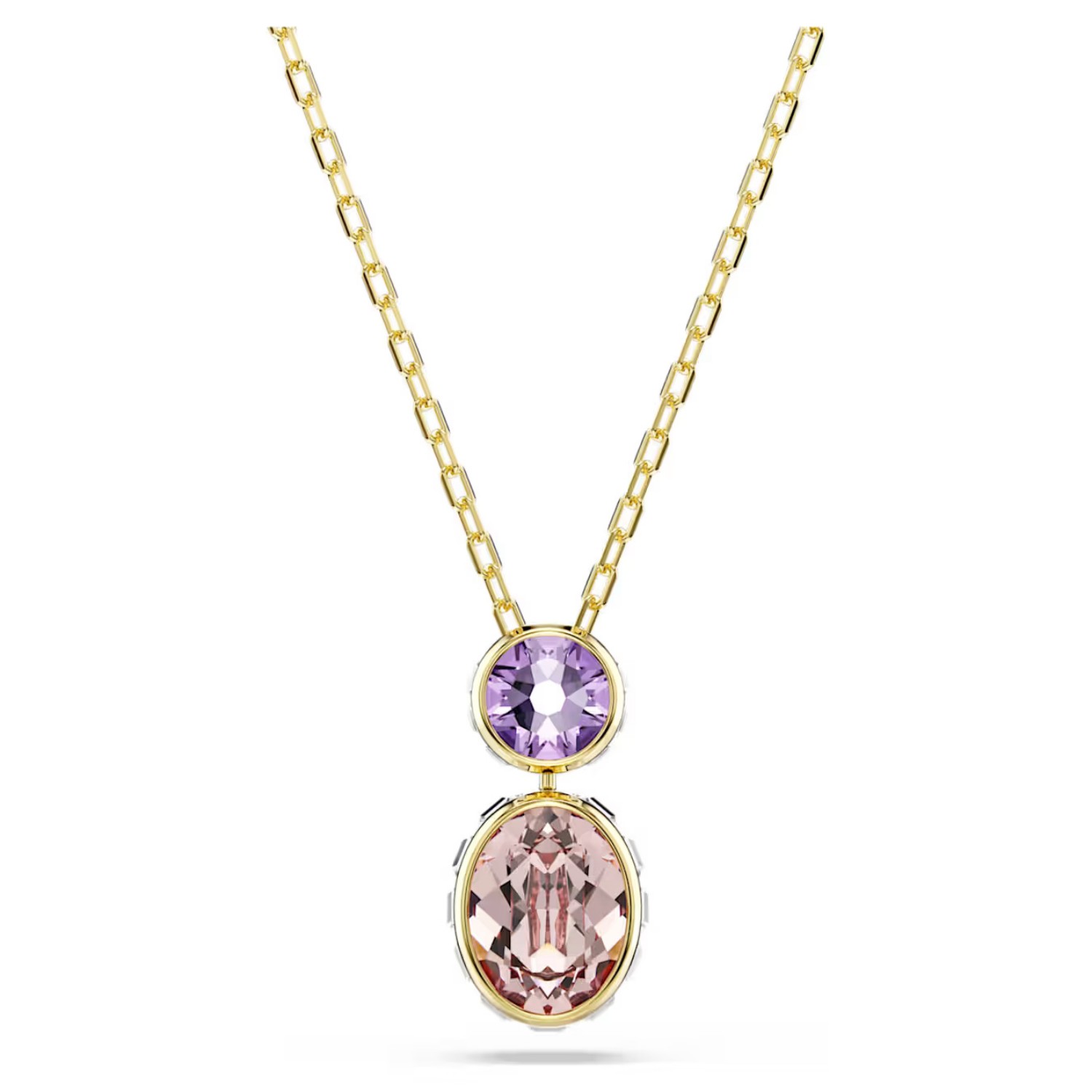 Swarovski smykke Chroma pendant Mixed cuts, Multicolored, Gold-tone plated - 5741586