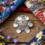 Barnesølje  i hvit sølv - 106230