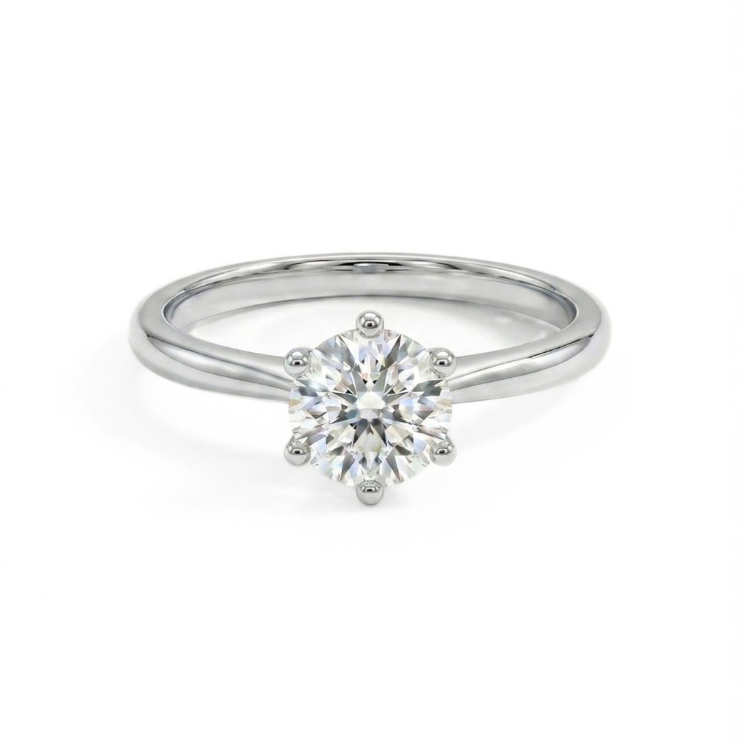 Diamantring forlovelsesring 1,00 ct i 14kt gull. Diona - 18001100