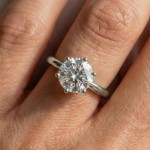 Diamantring forlovelsesring 1,00 ct i 14kt gull. Diona - 18001100