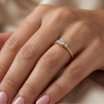 Diamantring - forlovelsesring Leda 0,50 ct TW-Si - Ru-11050