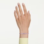 Swarovski armbånd Matrix bracelet Gradient of round cuts, Multicolored, Rhodium plated - 5751197