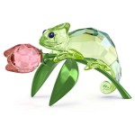 Swarovski figurer Idyllia Chameleon and Tulip - 5719811