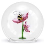Swarovski figurer Idyllia Glass Ball Bee and Flowers - 5721549