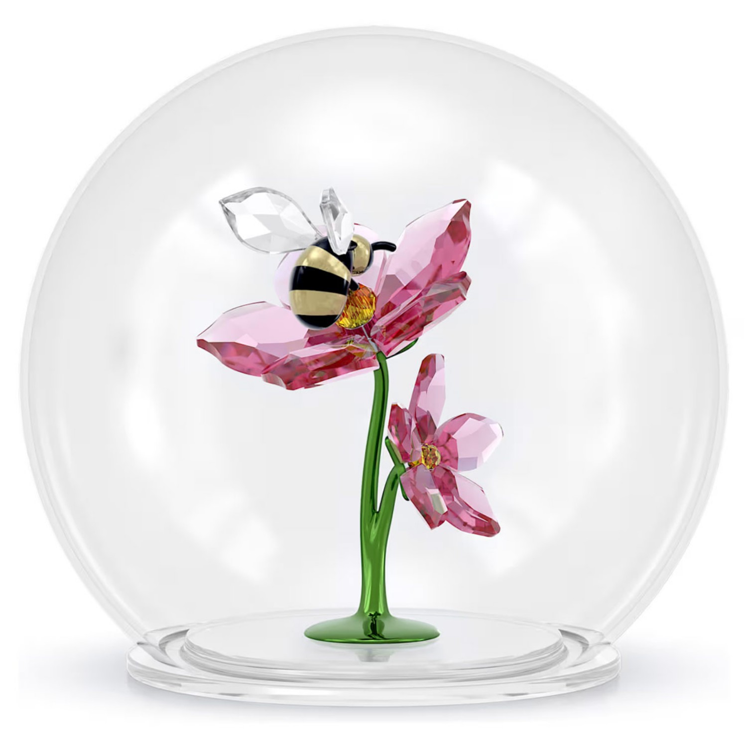 Swarovski figurer Idyllia Glass Ball Bee and Flowers - 5721549