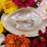 Swarovski Hyperbola ring Mixed cuts, White, Silver-tone finish - 5714952