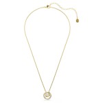 Swarovski smykke Hyperbola pendant Round cut, White, Gold-tone plated - 5738248
