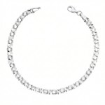 Armbånd i hvitt gull 14kt, 19 cm - 16991