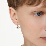 Swarovski øredobber Symbolica drop earrings Eye, Multicolored, Rose gold-tone plated - 5736982