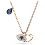 Swarovski smykke Symbolica pendant Eye, Multicolored, Rose gold-tone plated - 5736984