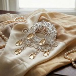 Sølje kvit forgylt - 116500