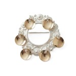 Sølje kvit forgylt - 137500