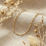 Armbånd i 18 kt med stavlås, 19cm - 01-84-468-19